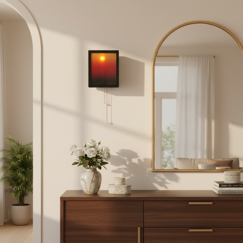 Afterglow Gradient Sunset Wall Lamp - Contemporary Acrylic Sconce for Living Room K2315