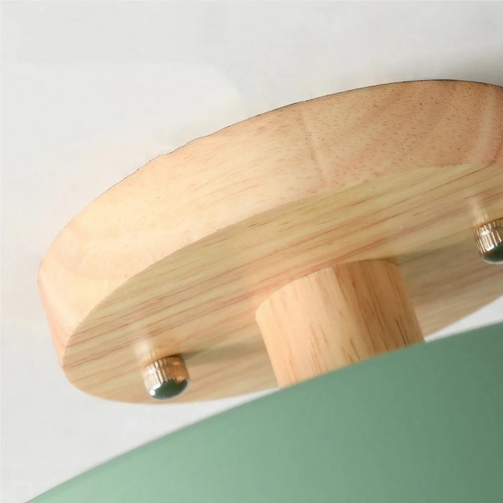 Scandinavian Design Round Wooden Ceiling Light K57