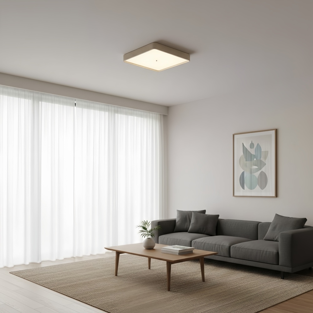 Zenthoris Travertine Ceiling Light Minimalist Flush Mount - Modern Ambient Hallway Lighting K2279