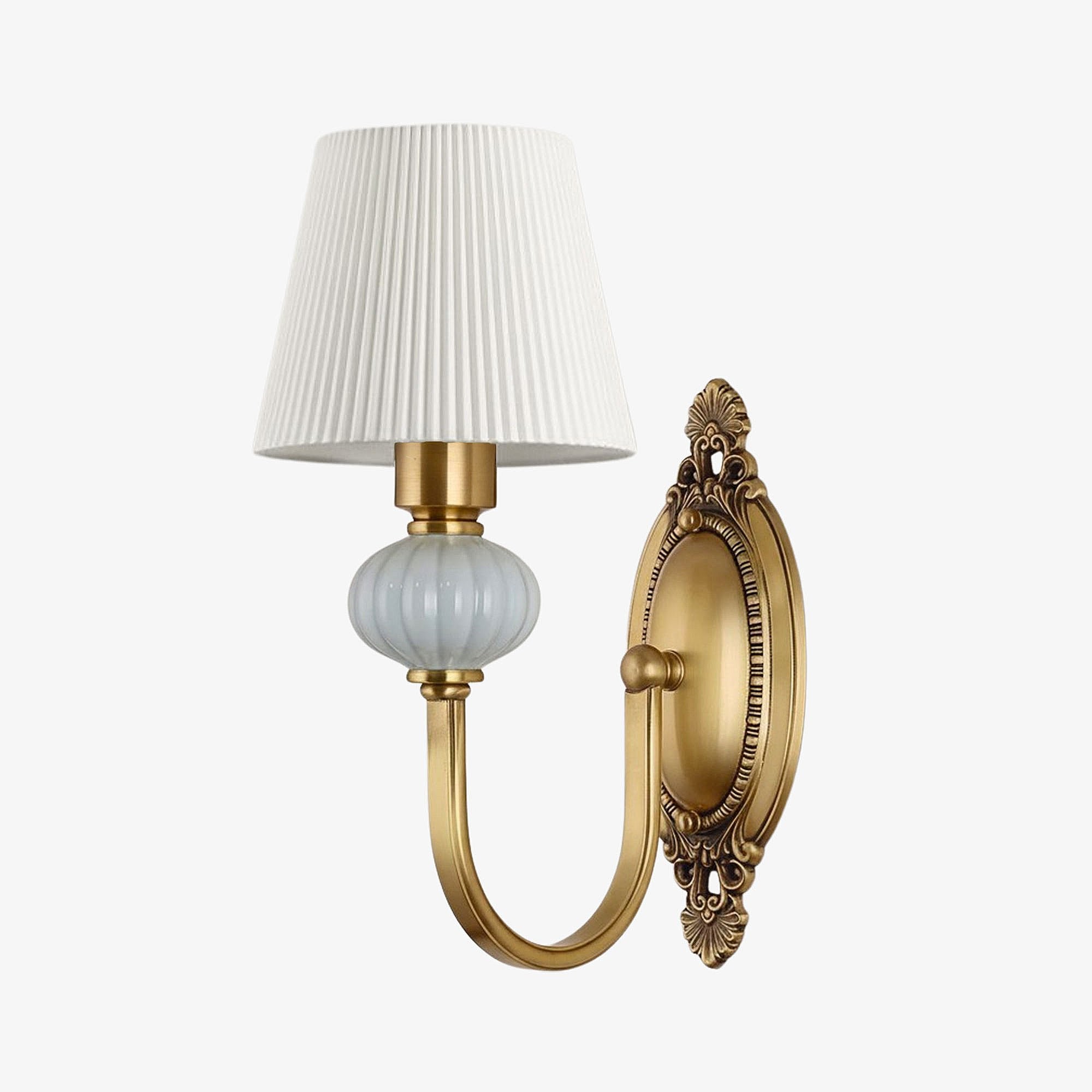Rowanea Retro Fabric Wall Lamp - Elegant Fixture for Bedroom and Hallway K2214