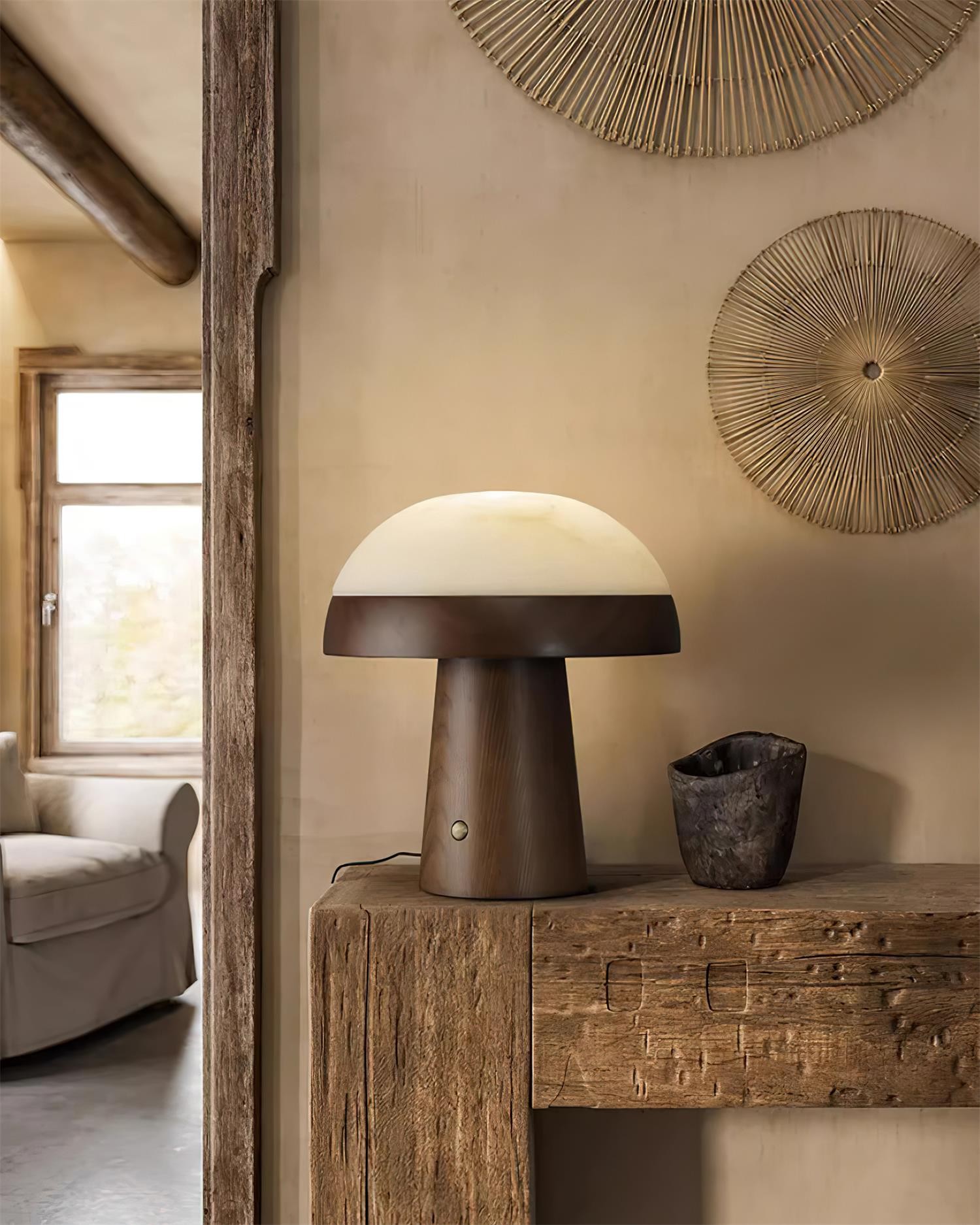 Nordic Minimalist Style Mushroom Shape Table Lamp K591