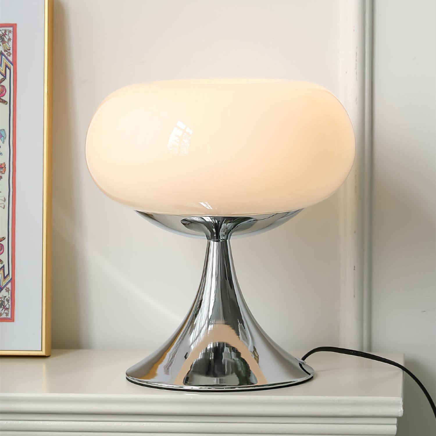 Lollora Playful Rounded LED Table Lamp Minimalist for Desk Shelf K149