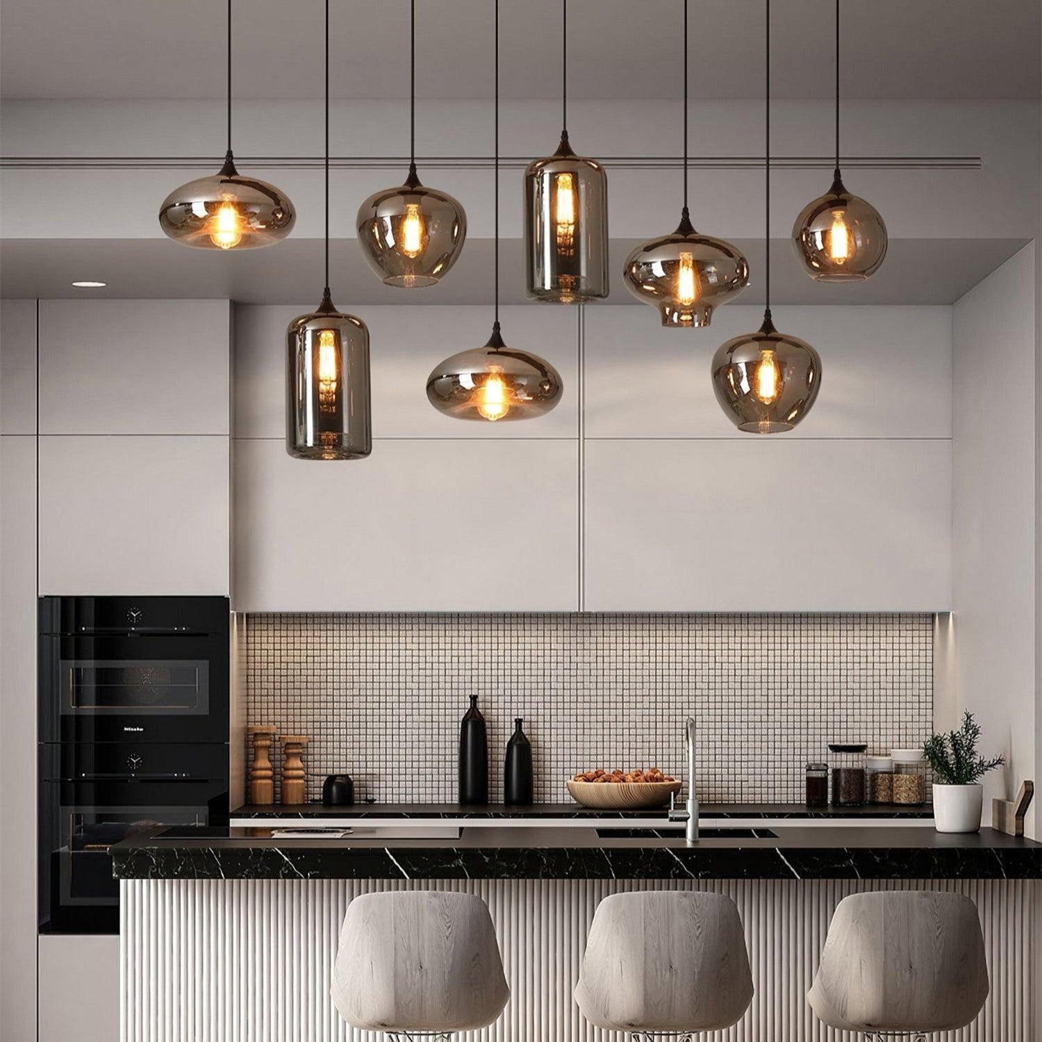 Bottle Pendant Light D363