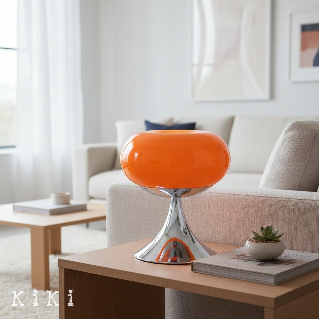 Lollora Playful Rounded LED Table Lamp Minimalist for Desk Shelf K149