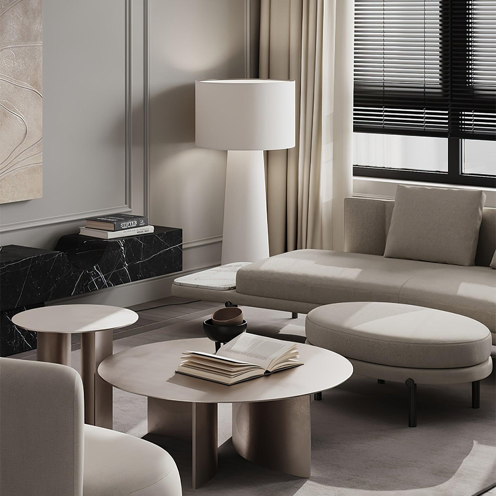Column Fabric Floor Lamp Suitable For Living Room K328