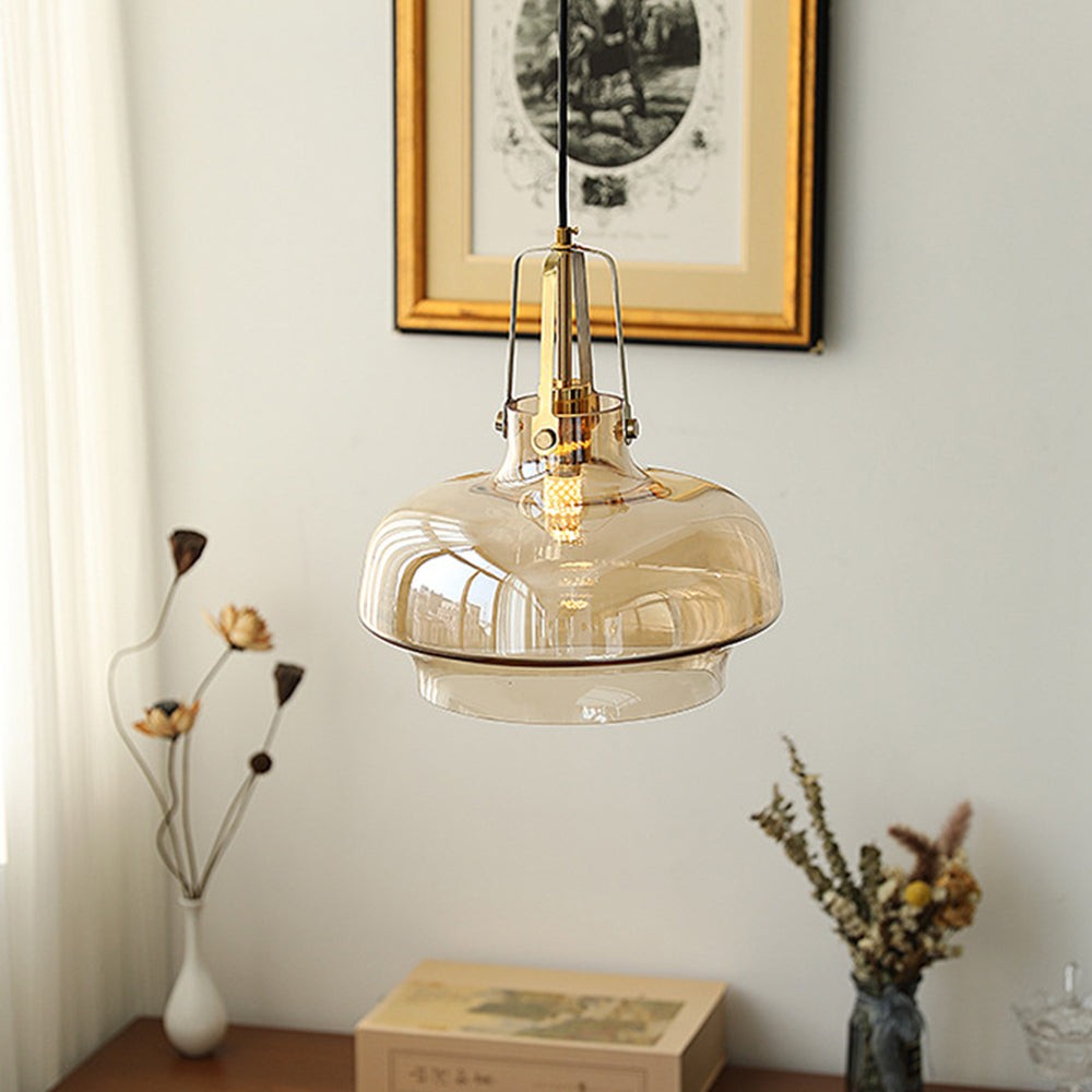 Modern Unique Shaped Fish Tank Glass Pendant Light K1226