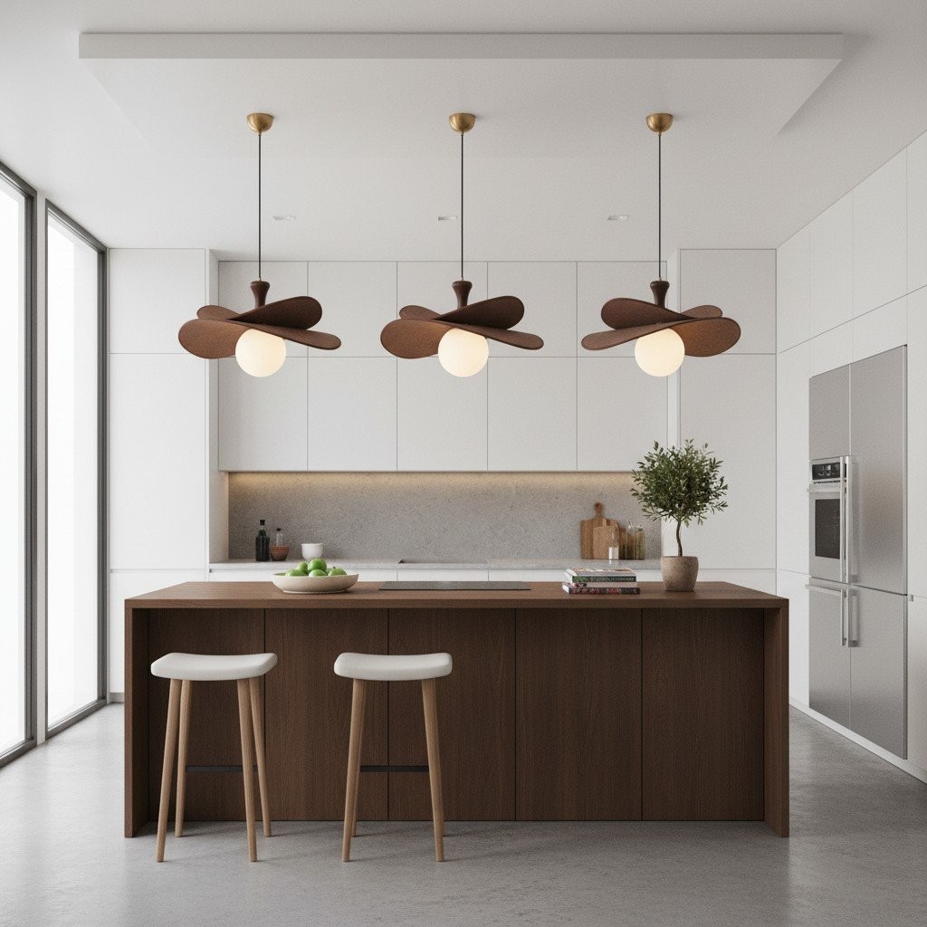 Orrise Floral Sculpture Pendant Light - Modern Chandelier for Living Room Dining Room K2106