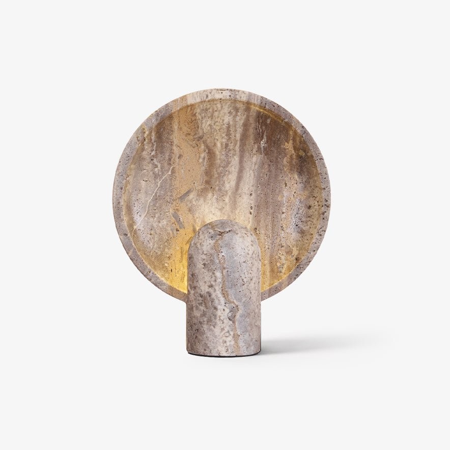 Wabi-sabi Style Eclipse Stone Table Lamp K831