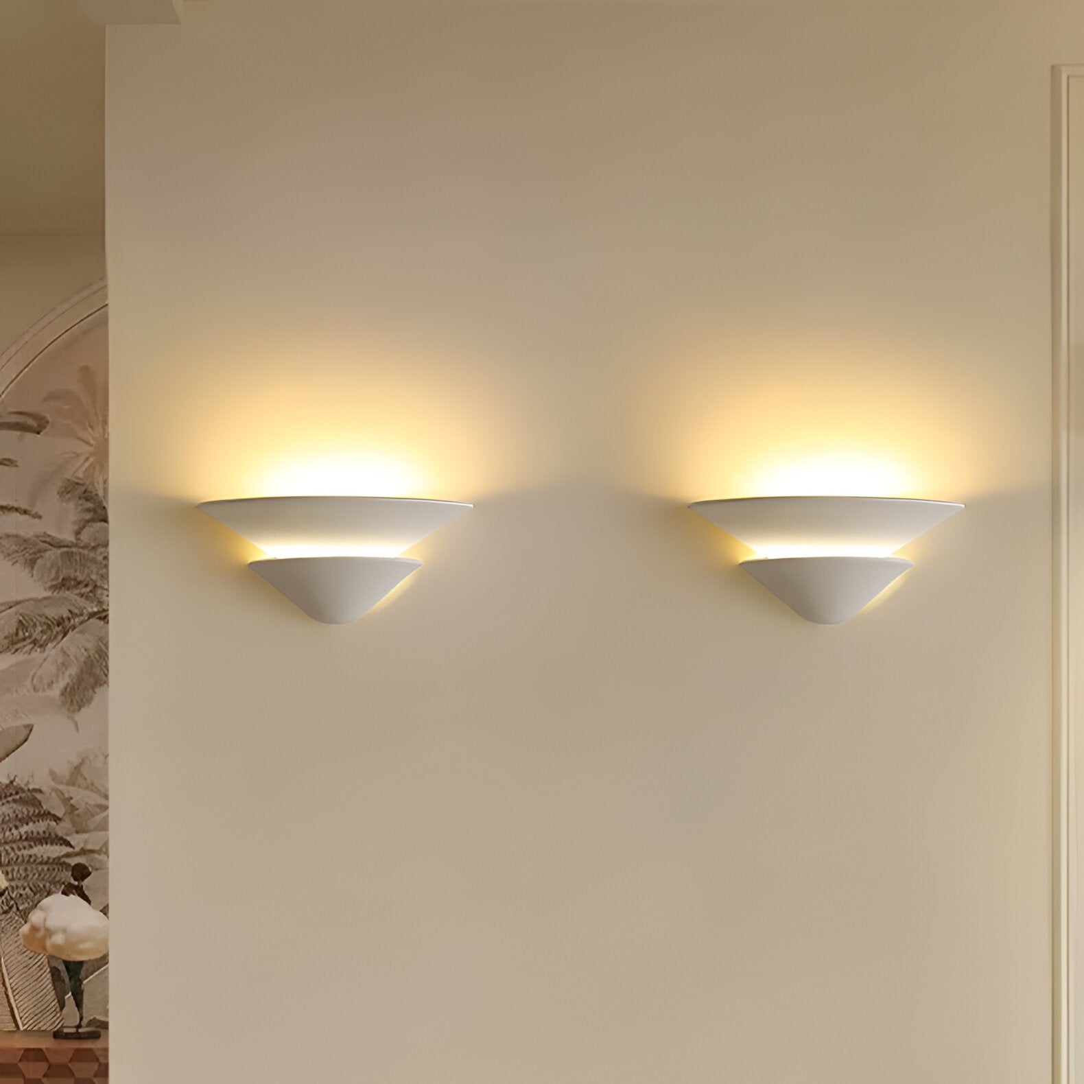 Shellora Wabi-Sabi Plaster Wall Light D964
