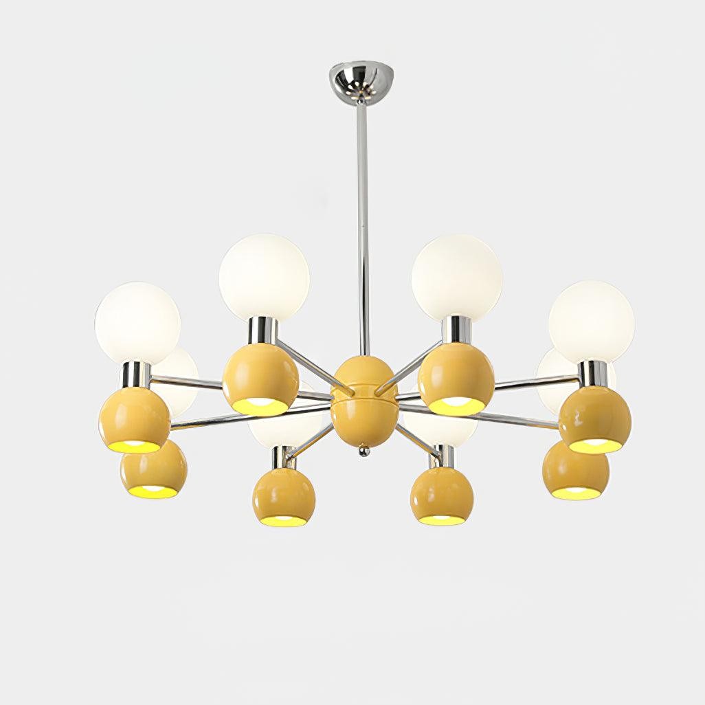 Modern Minimalist Multiple Head Metal Chandelier K741