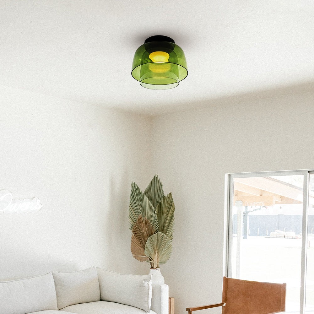 Celestial Scandinavian Glass Ceiling Lamp - Stylish Levels Ceiling Light for Room K2162