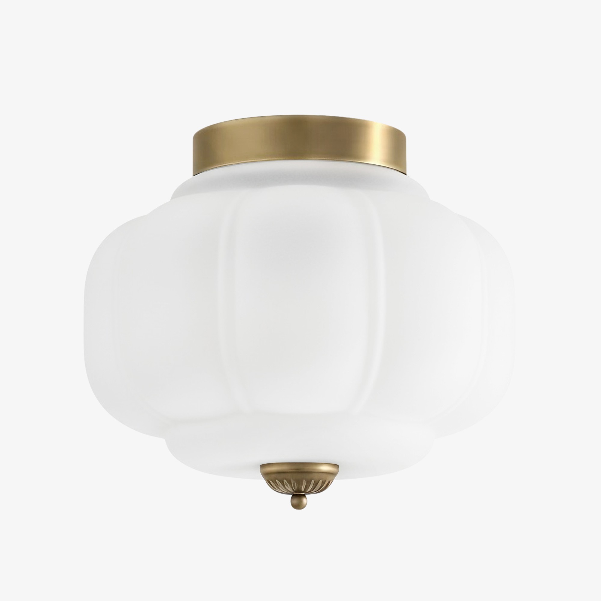 Eloise Vintage Lantern Style Ceiling Light – Elegant Glass Shade Fixture for Hallway K1137
