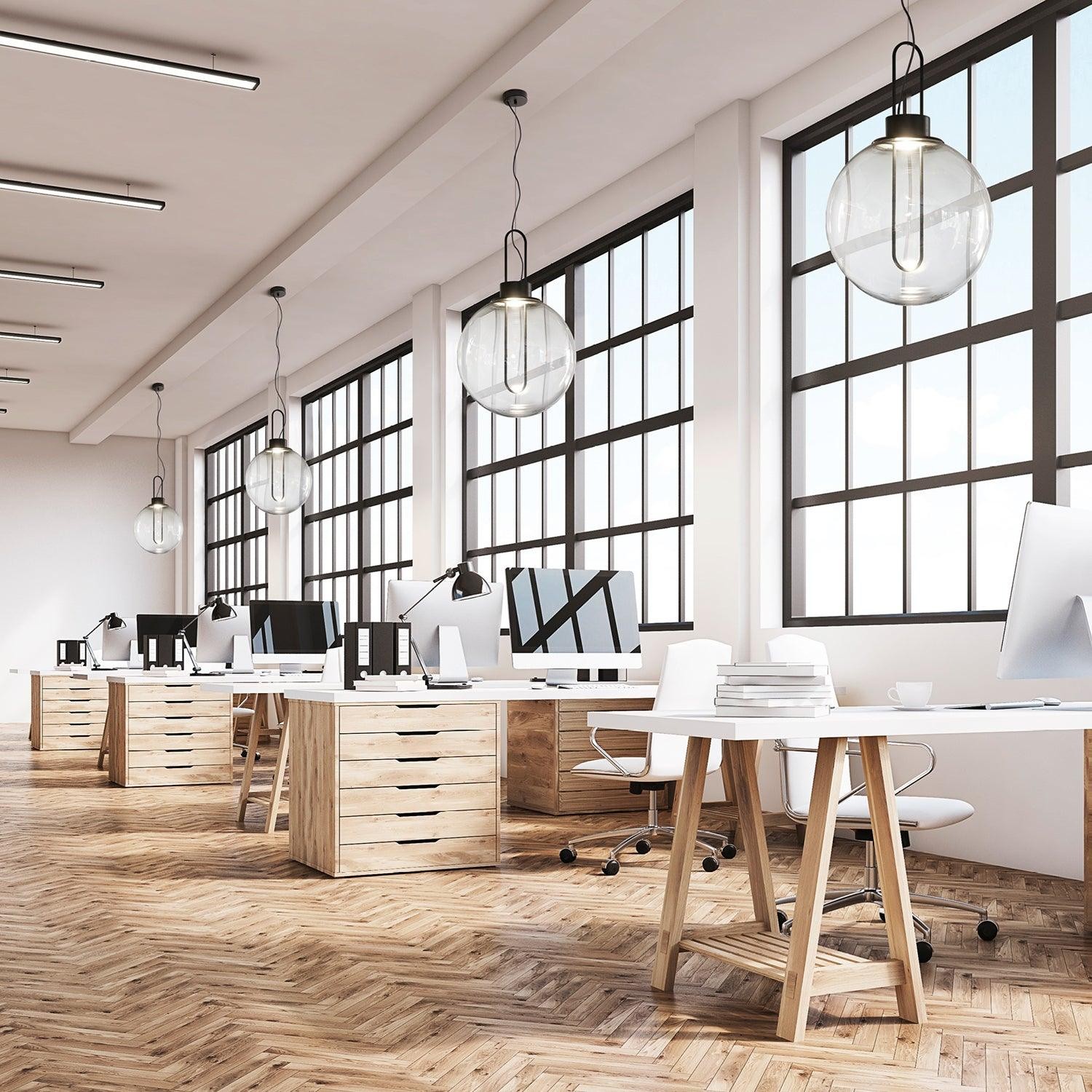 Clear Glass Orb Style Pendant Lamp K560