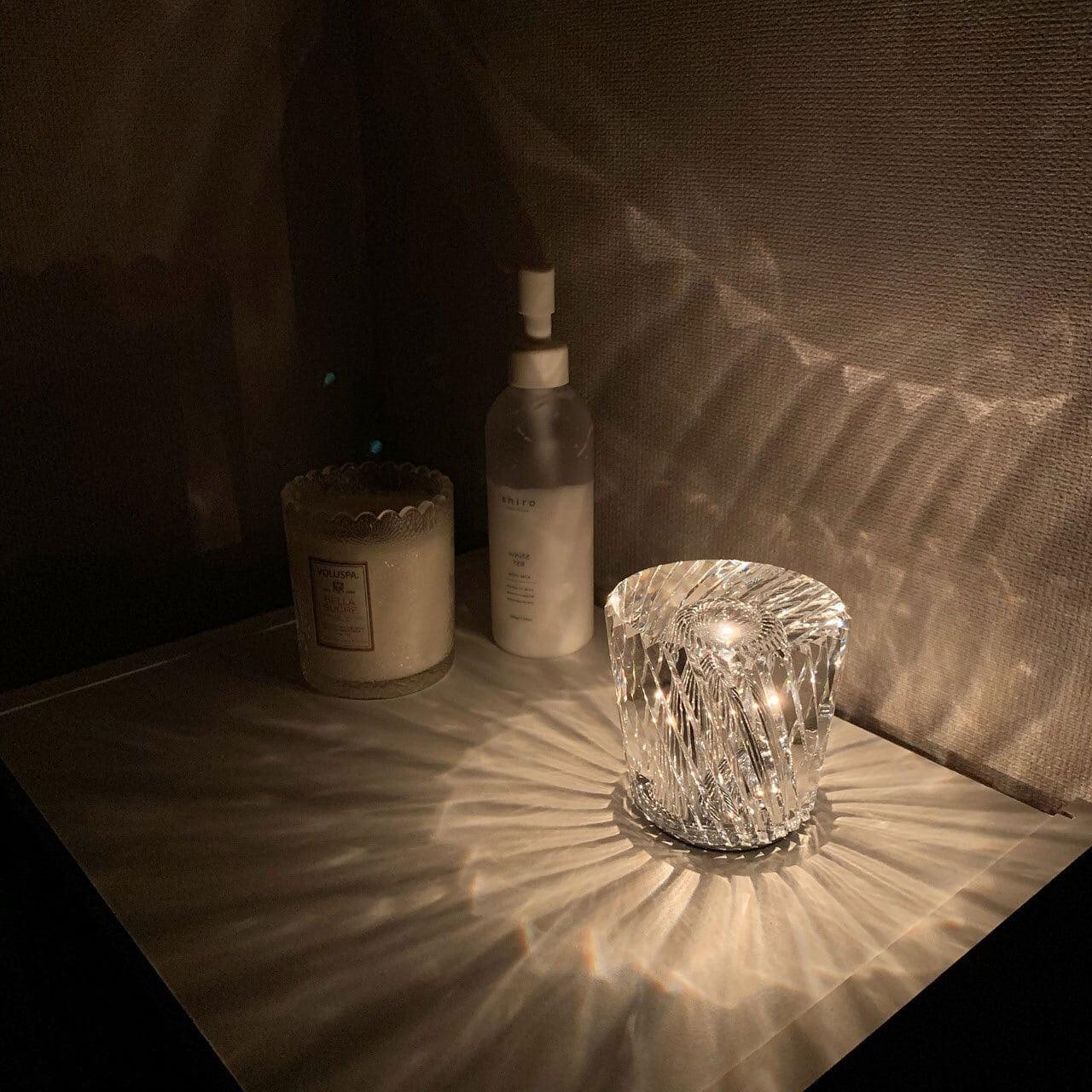 Crystal Diamond Table Lamp K341
