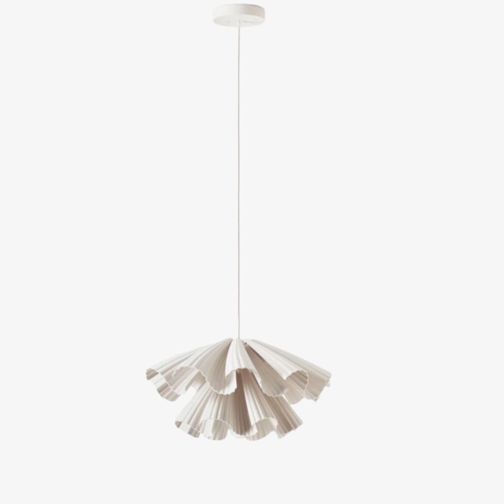 Elora Plastic Pendant Lamp - Lightweight Modern Design for Bedrooms or Living Rooms K1759