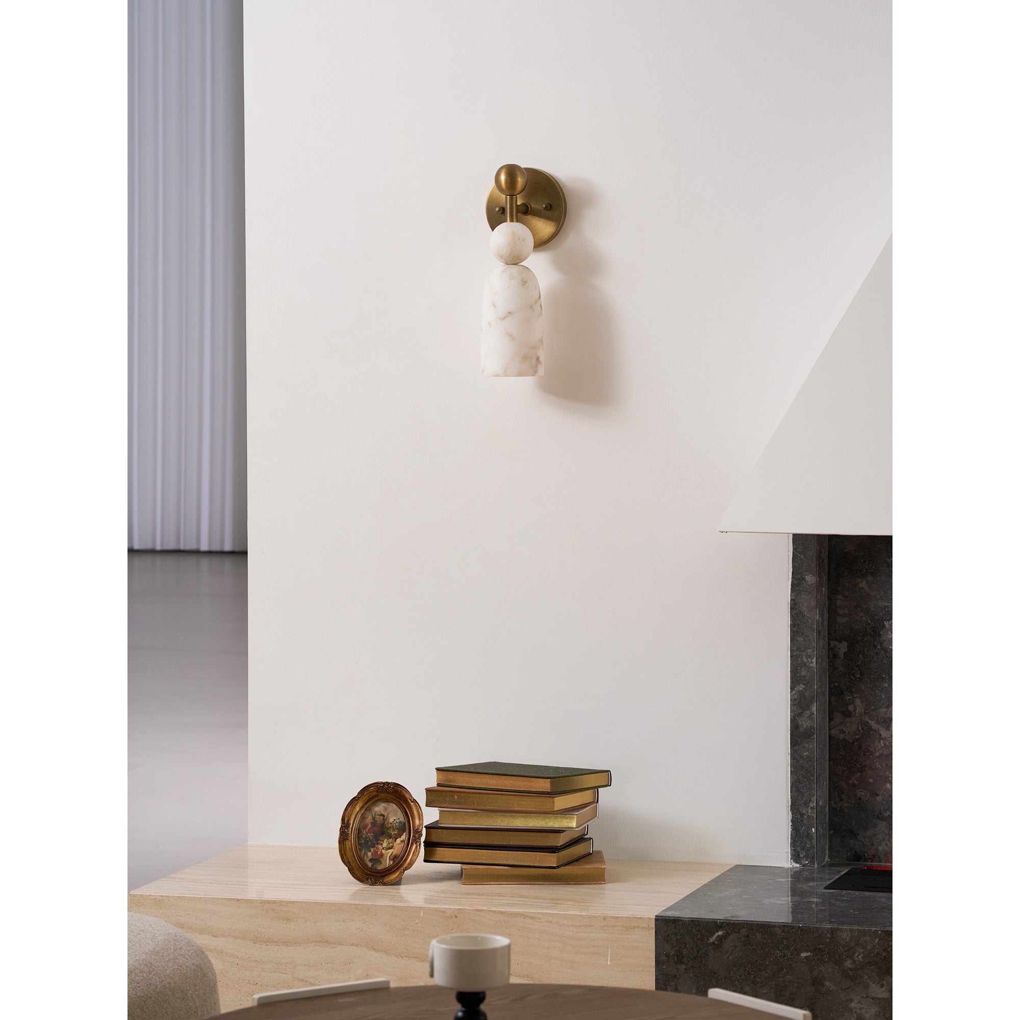 Flume Alabaster Wall Lamp D765