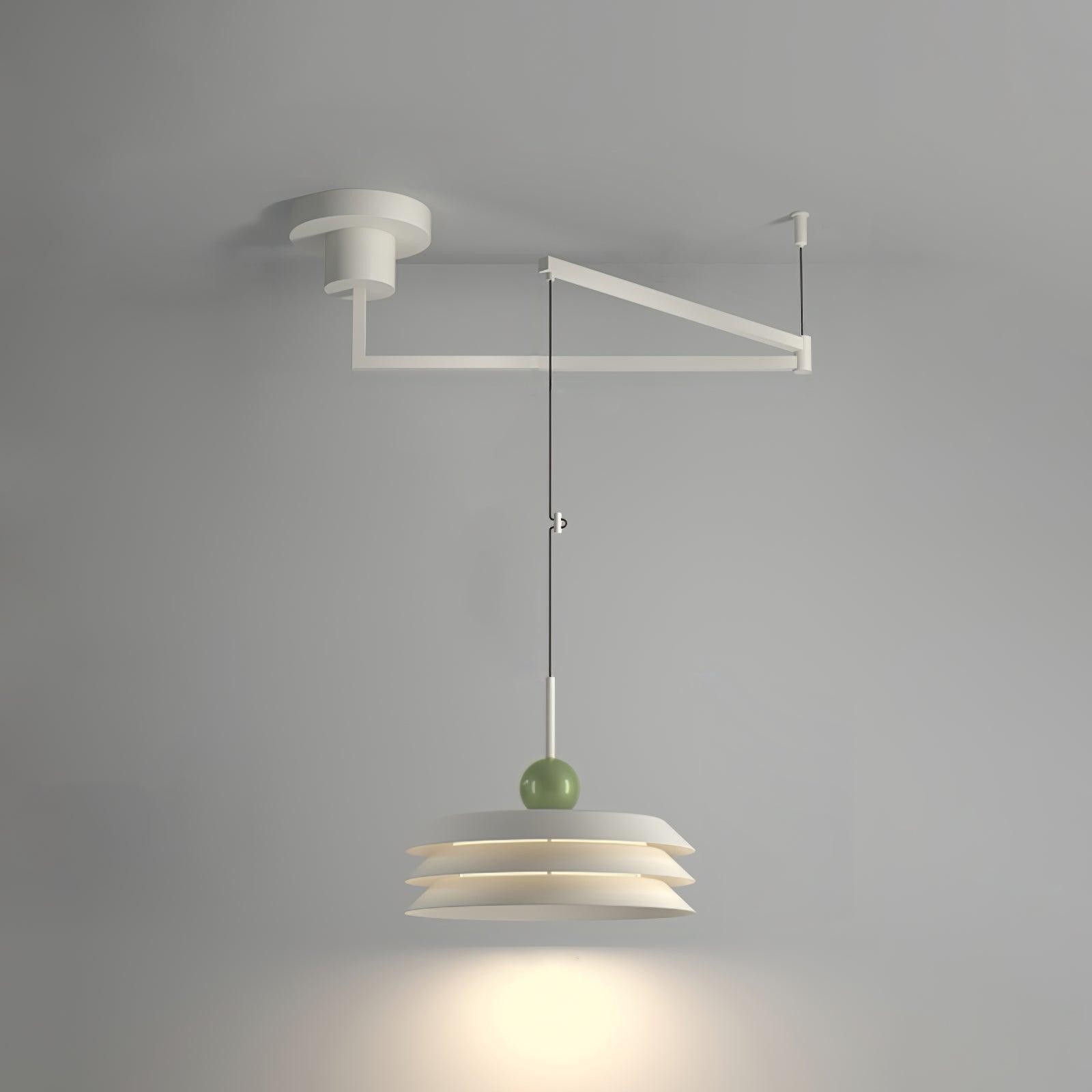 Nordic Creative Cream Style Multi-Layer Pendant Lamp For Living Room K529