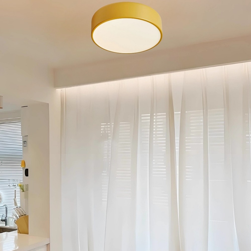 Minimalist Round LED Ceiling Lamp – Contemporary Bobber Design For Home Decor K945