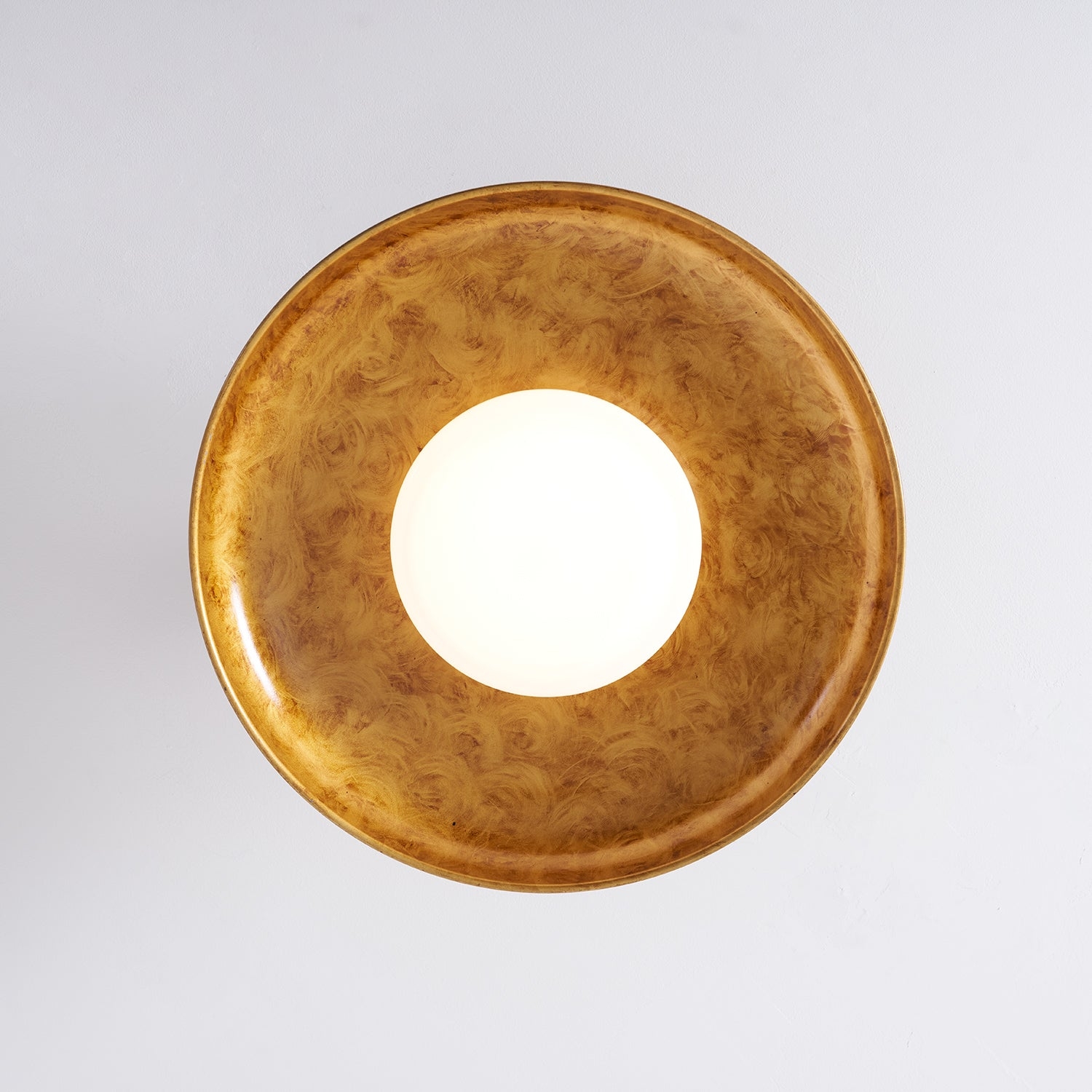 Pot-Lid Style Flat-Panel Ceiling Light D697