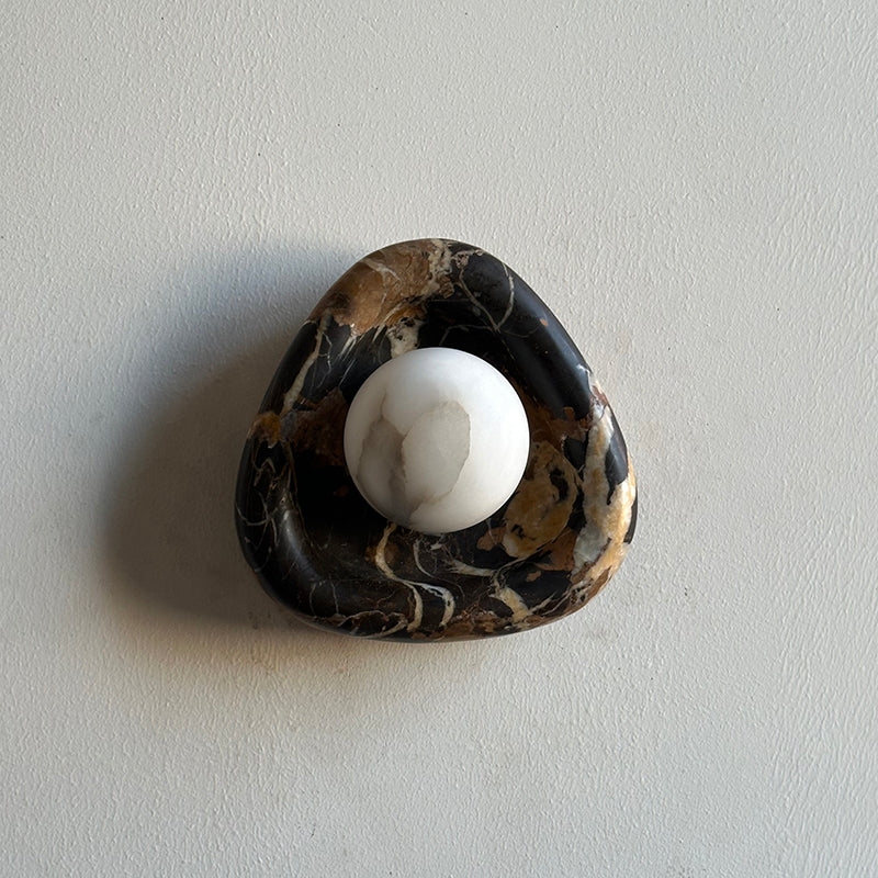 Black Pearl Marble Wall Lamp D651