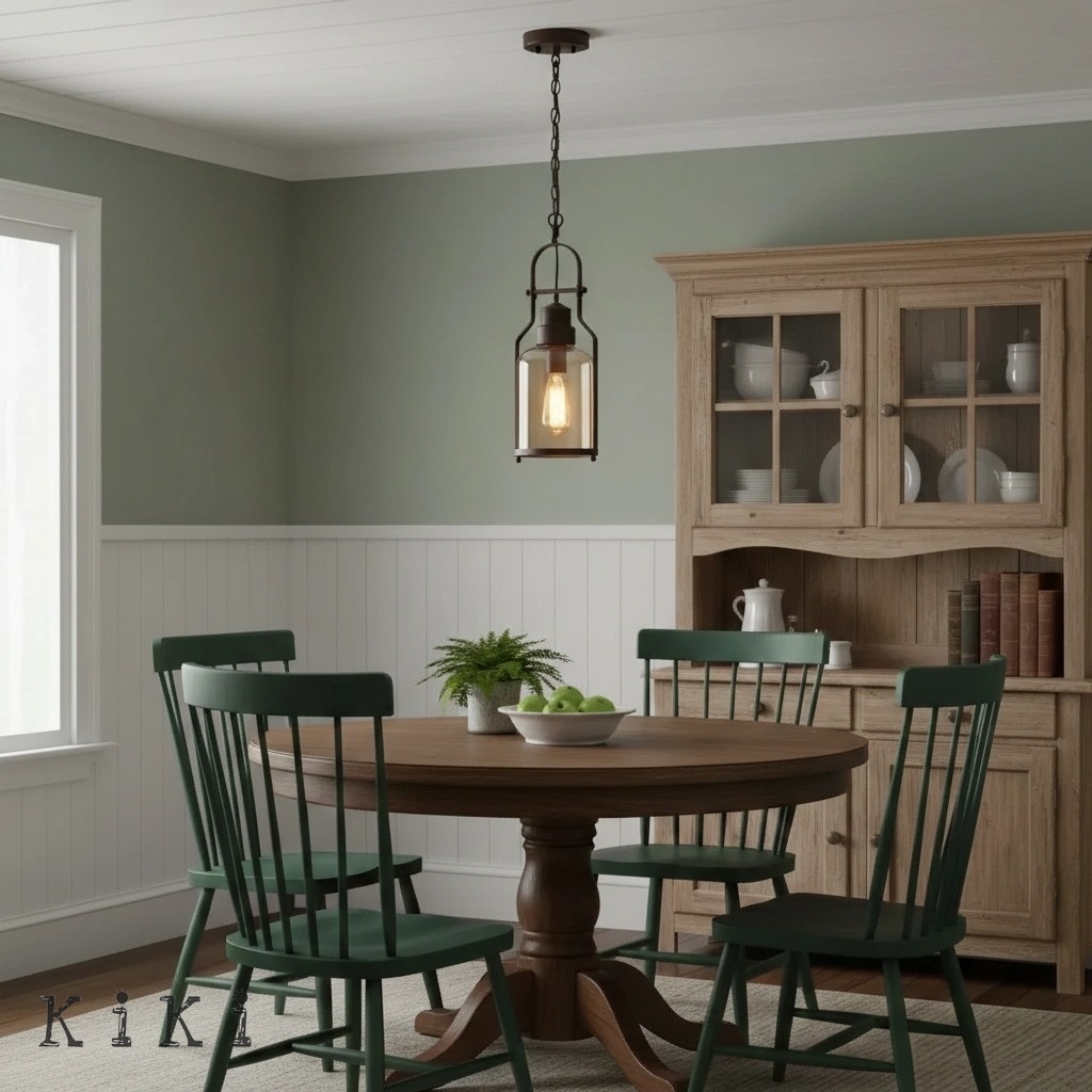 Lirra Retro Glass and Metal Hanging Lamp - Industrial Design for Dining K2234