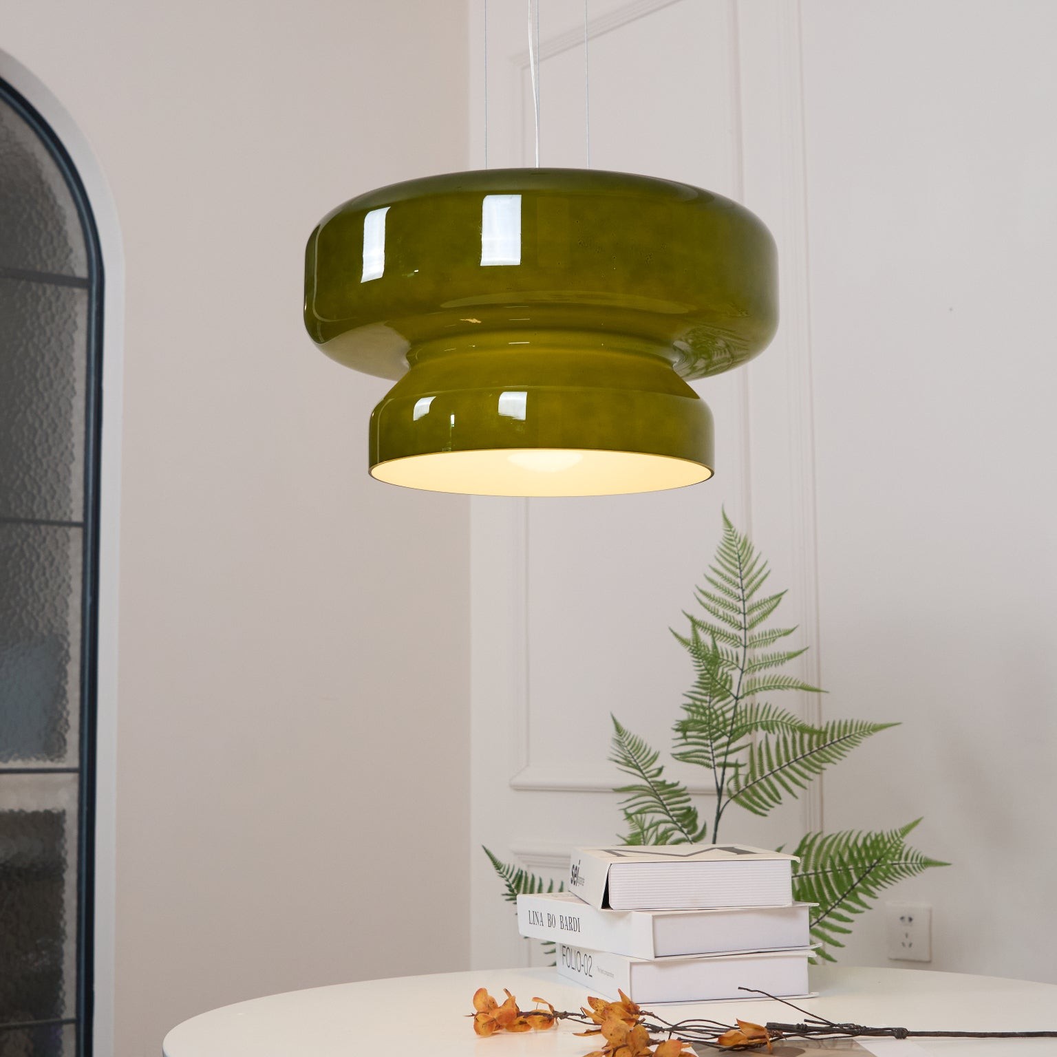 Bohemian Style Minimalist Glass Pendant Lamp K266