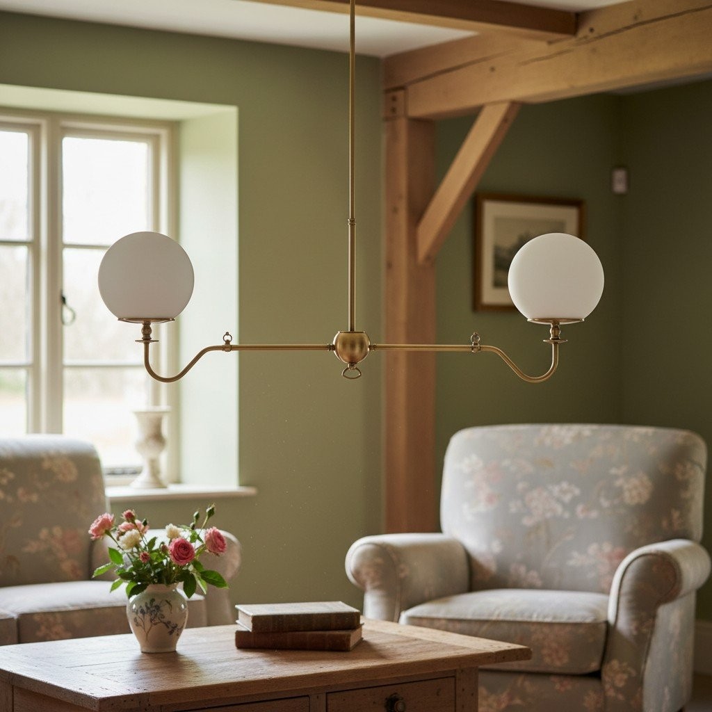 Glorica Glass Brass Chandelier Lighting - Contemporary Glass Multi-Light Hanging Fixture K1499