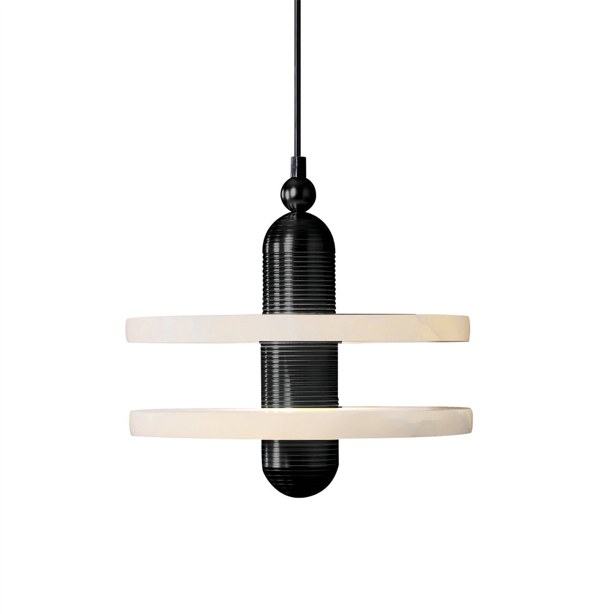 Elegant Disc Alabaster Pendant Light K211