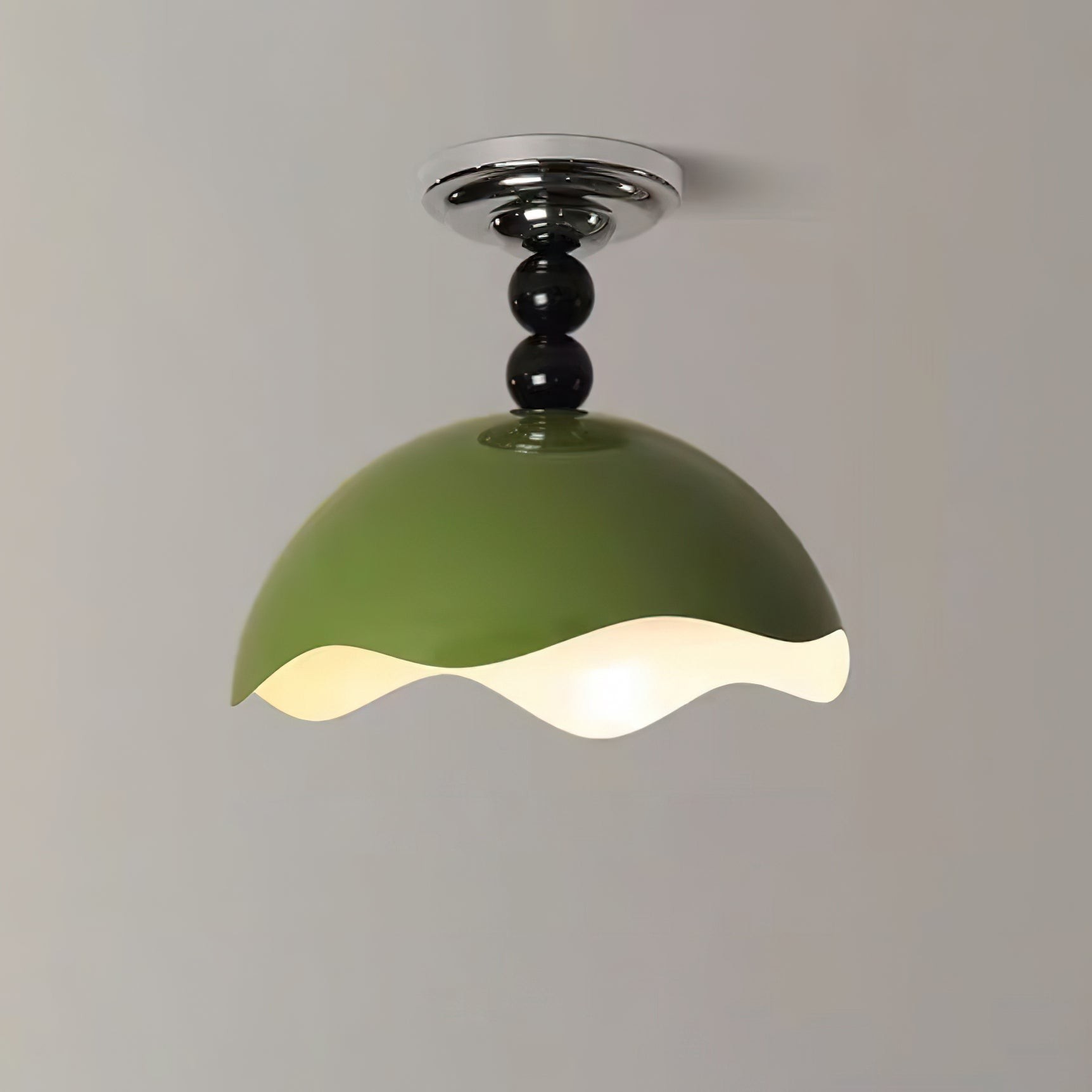 Modern Wave Crest Metal Ceiling Lamp K770