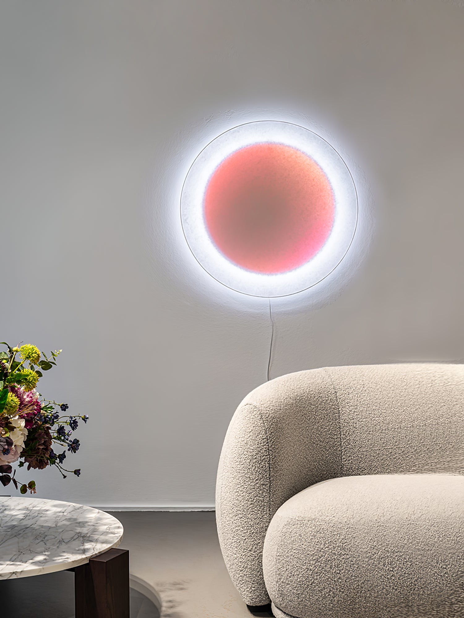 Modern Simple Plug-In Round Wall Lamp K867