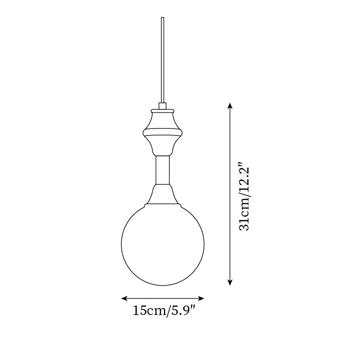French Blue And White Atmosphere Pendant lamp K687