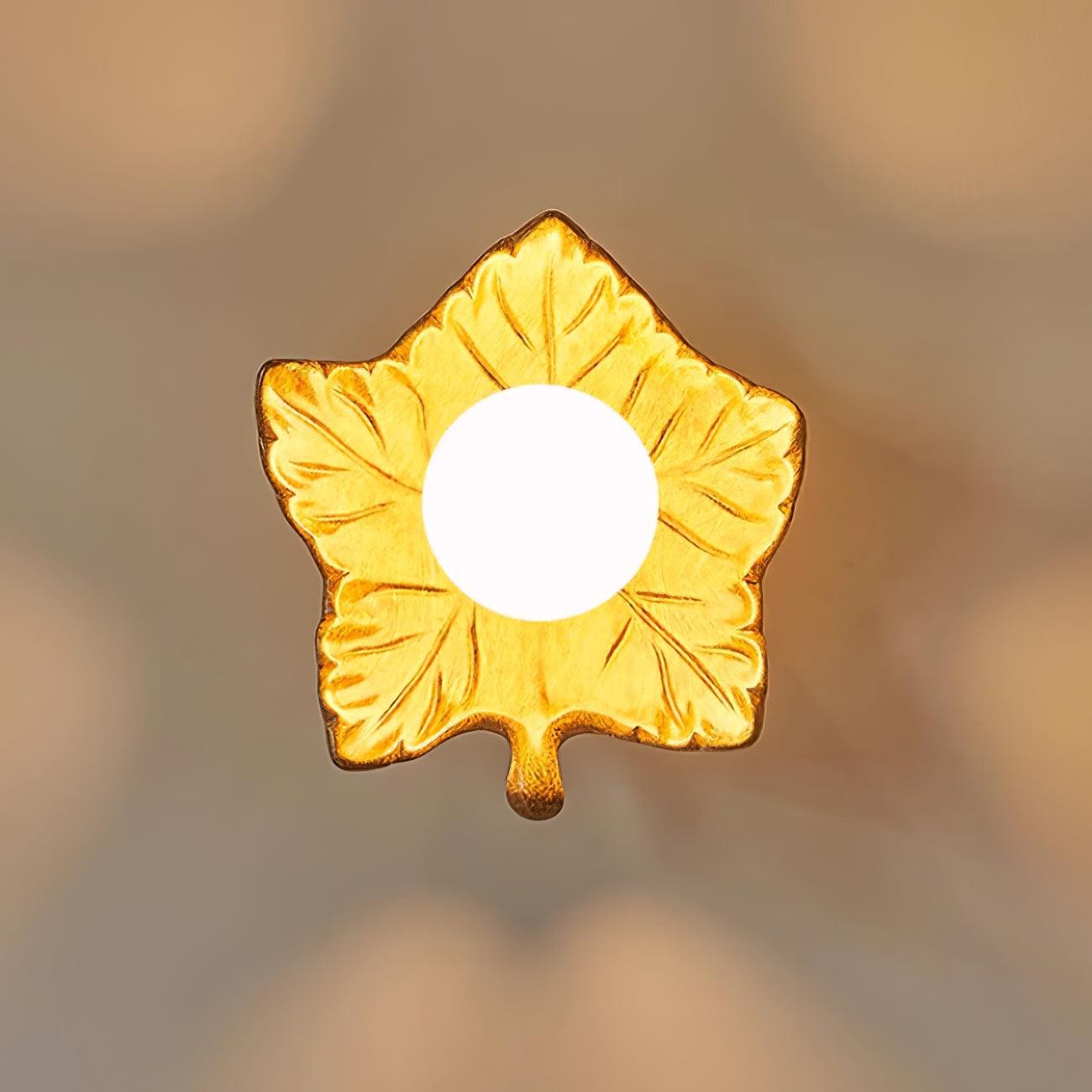 Maple Leaf Wall Light K484