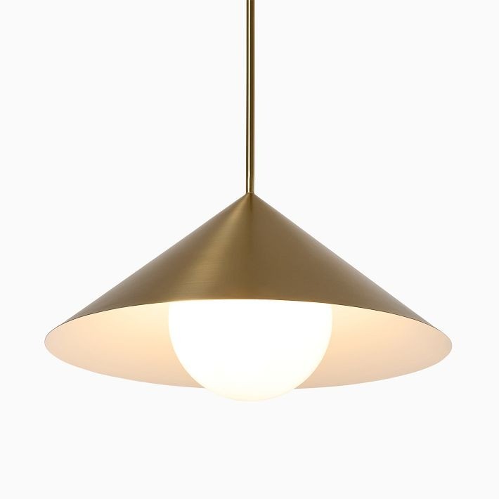 Brivana Adjustable Pendant – Cone Shade Light for Kitchen or Dining K1146