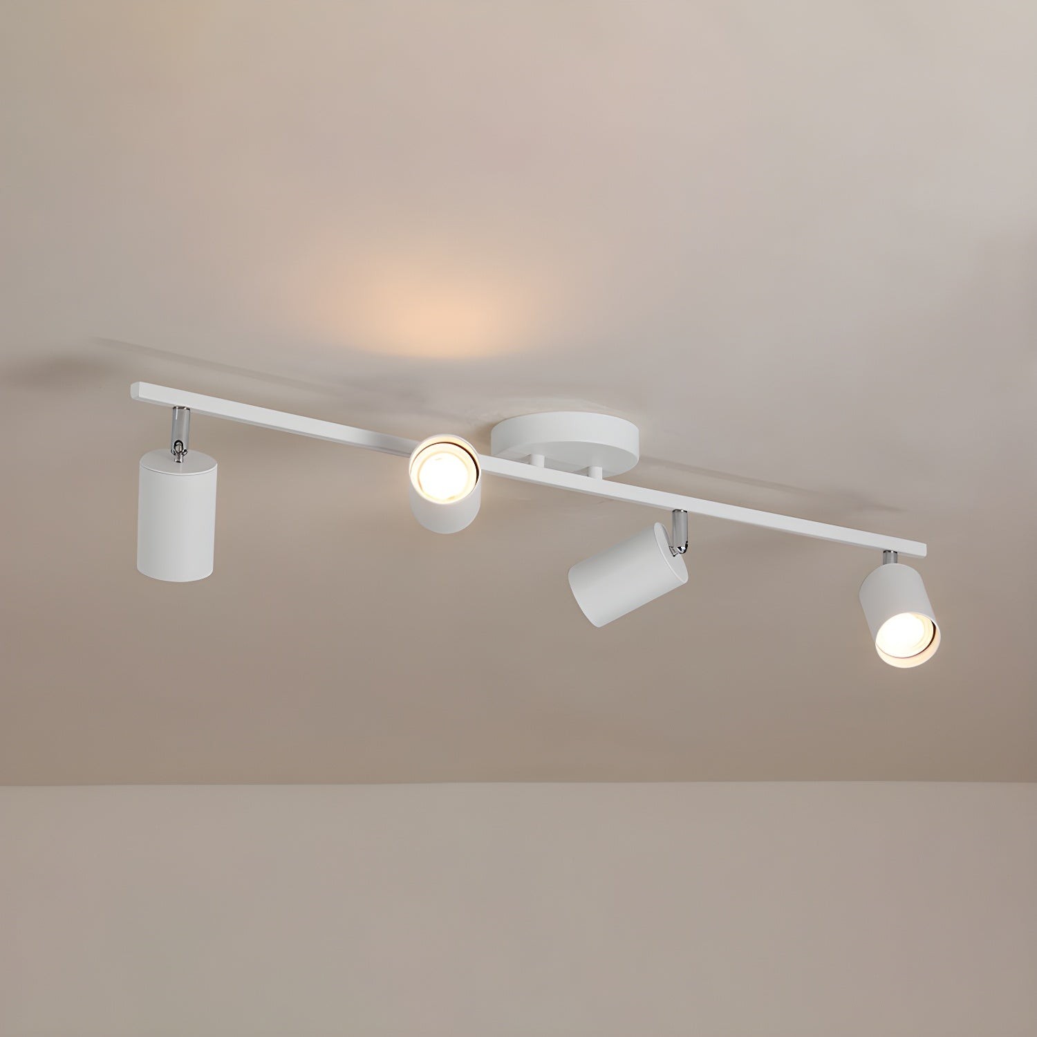 Row Of Multi-Head Metal Ceiling Lights K373