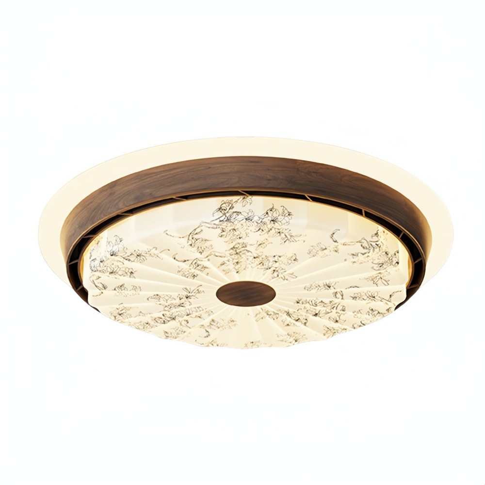 Retro Low Profile Bladeless Led Ceiling Fan Light K1101