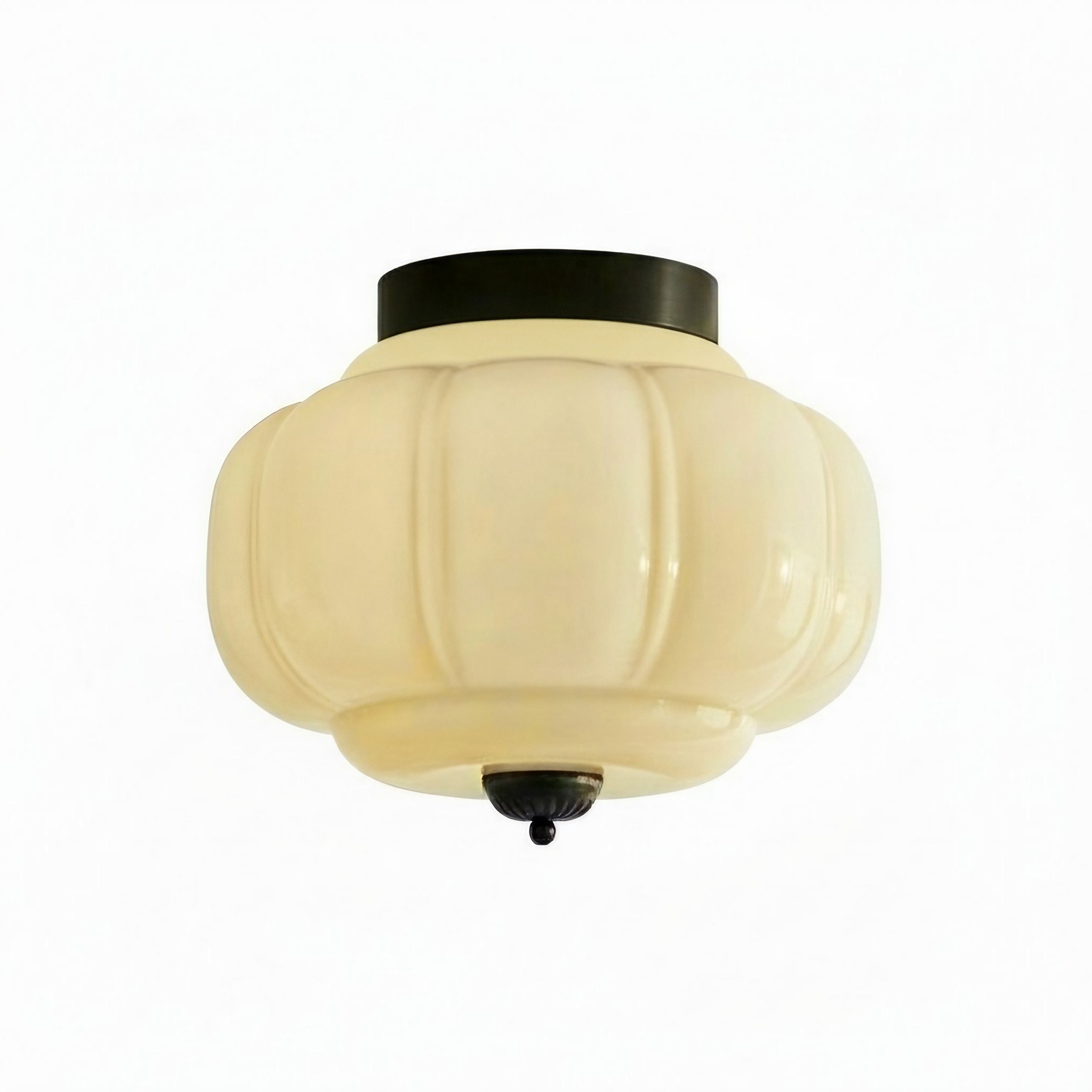Eloise Vintage Lantern Style Ceiling Light – Elegant Glass Shade Fixture for Hallway K1137