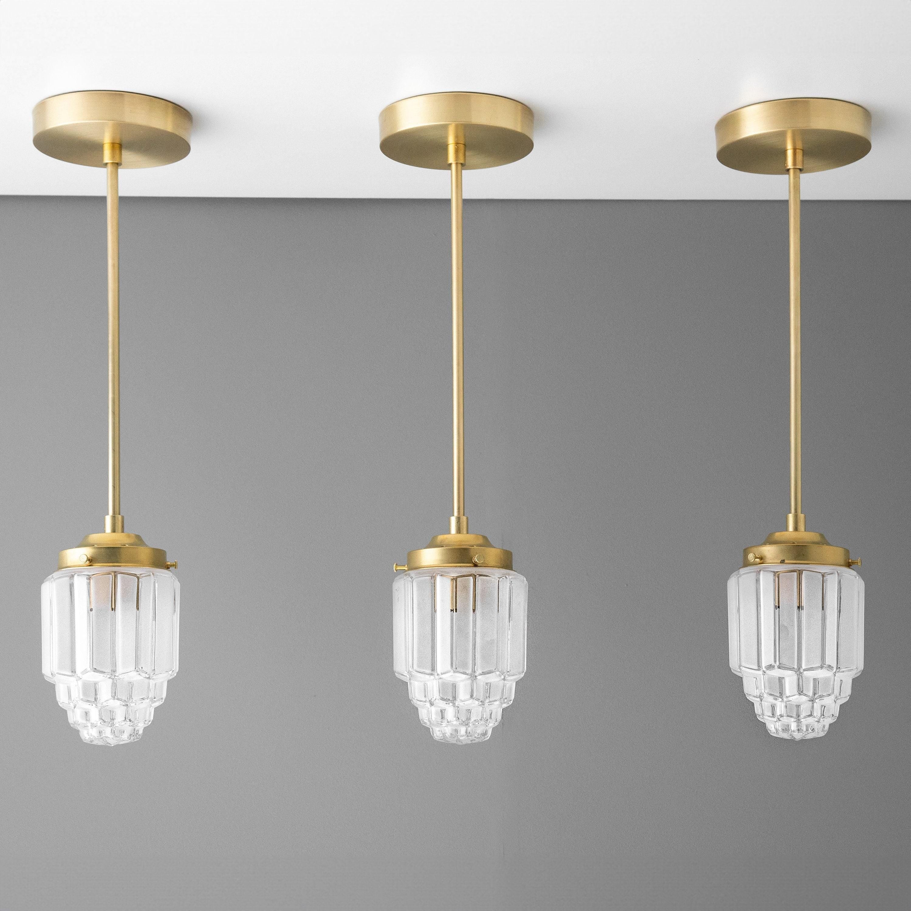 Tierlux Glass Pendant Light - Art Deco Globe Design K1525