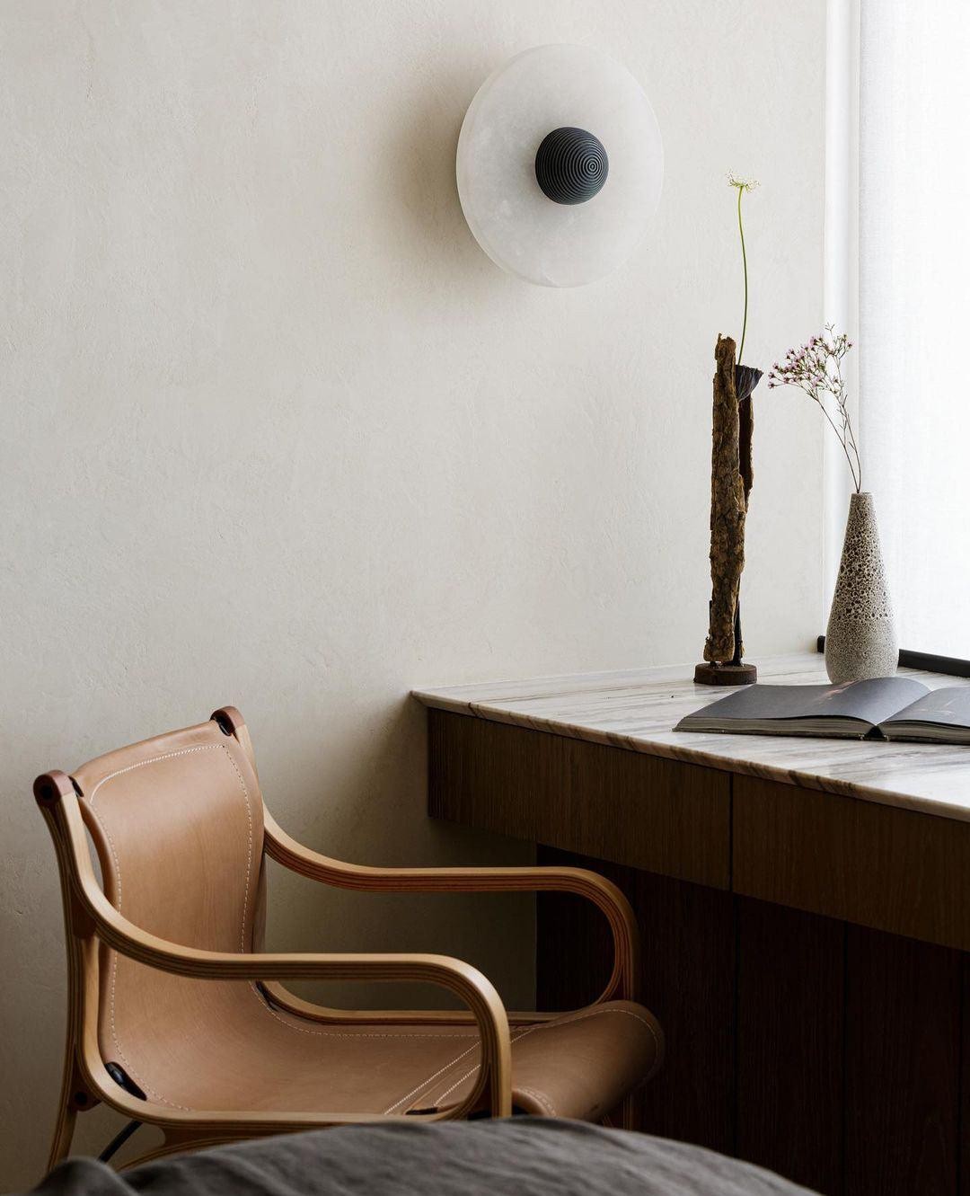 Creative Marble Round Wall Lamp K498