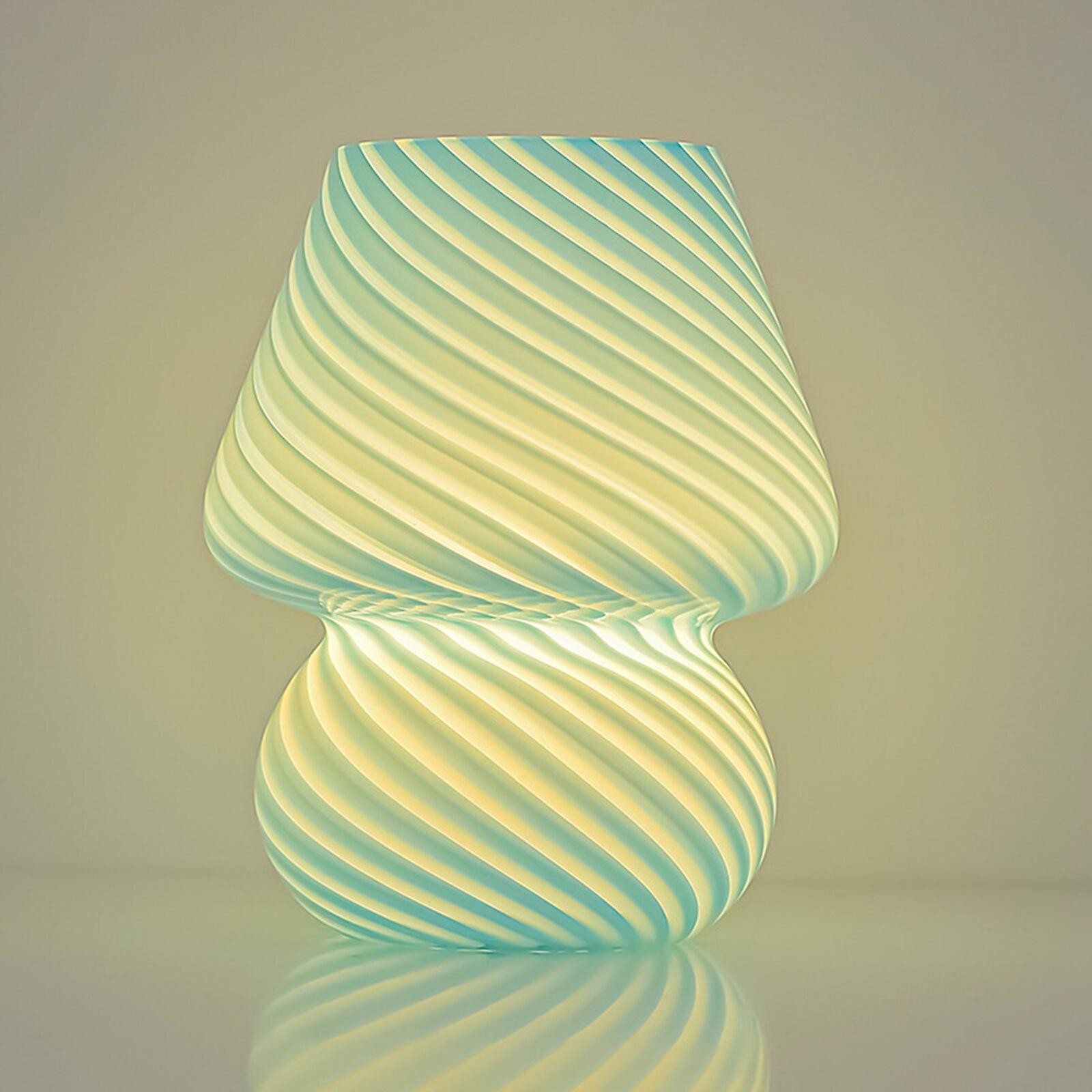 Nordic Macaron Mushroom Glass Table Lamp K54
