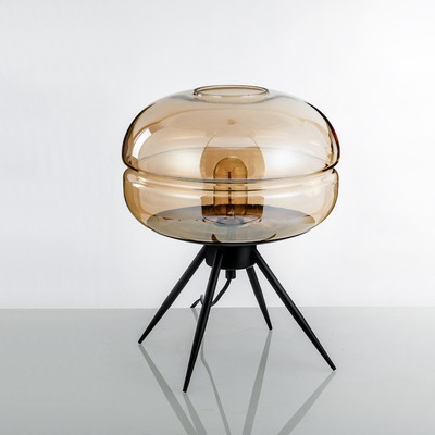 Lacquered Glass Table Lamp
