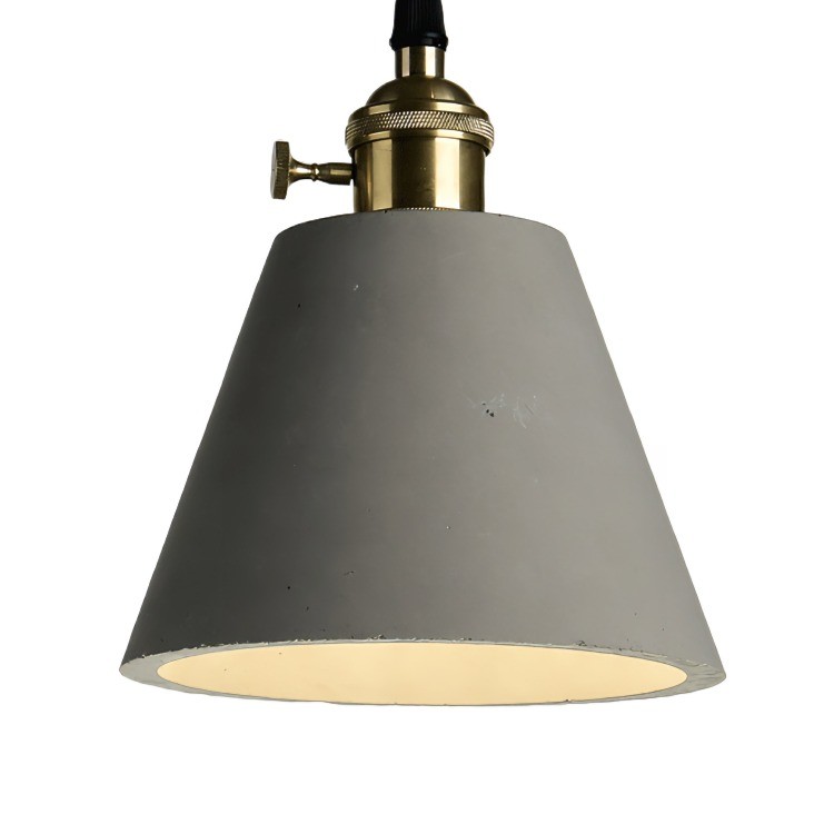 Concrete Vasa Minimalist Pendant Light