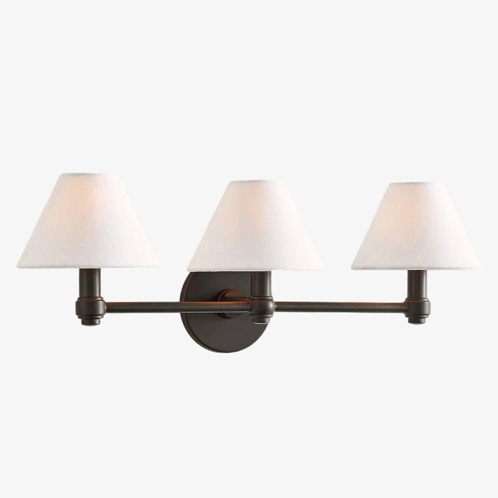 Roven Sculptural Wall Sconce - Modern Industrial Single or Triple Vanity Light for Bathroom & Hallway K1562