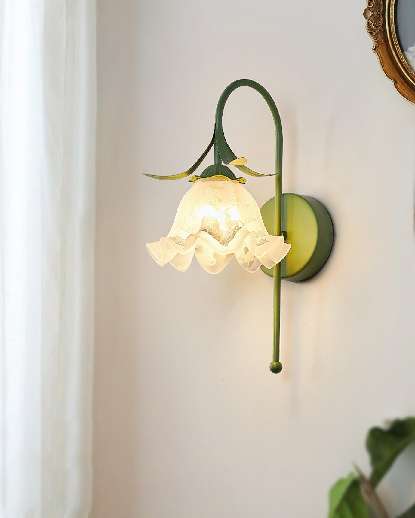 French Cream Style Flower Wall Lamp K474