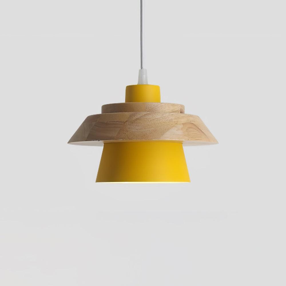 Stone Wood Pendant Lamp K677