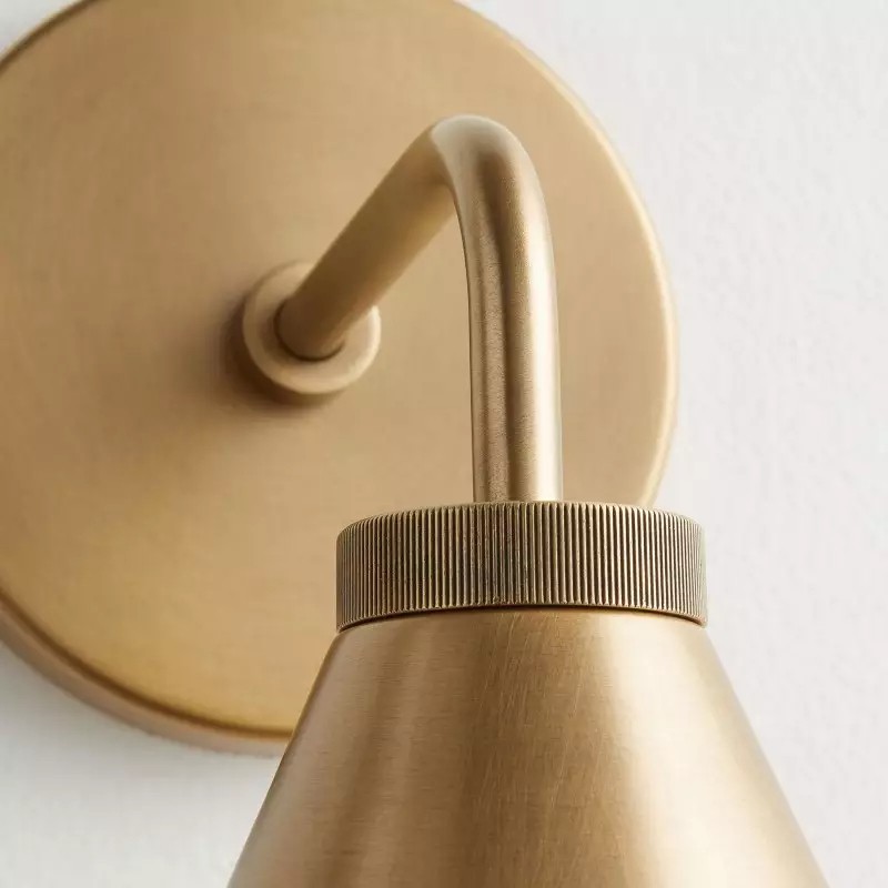 Retro Metal Cone Tapered Sconce Light K847