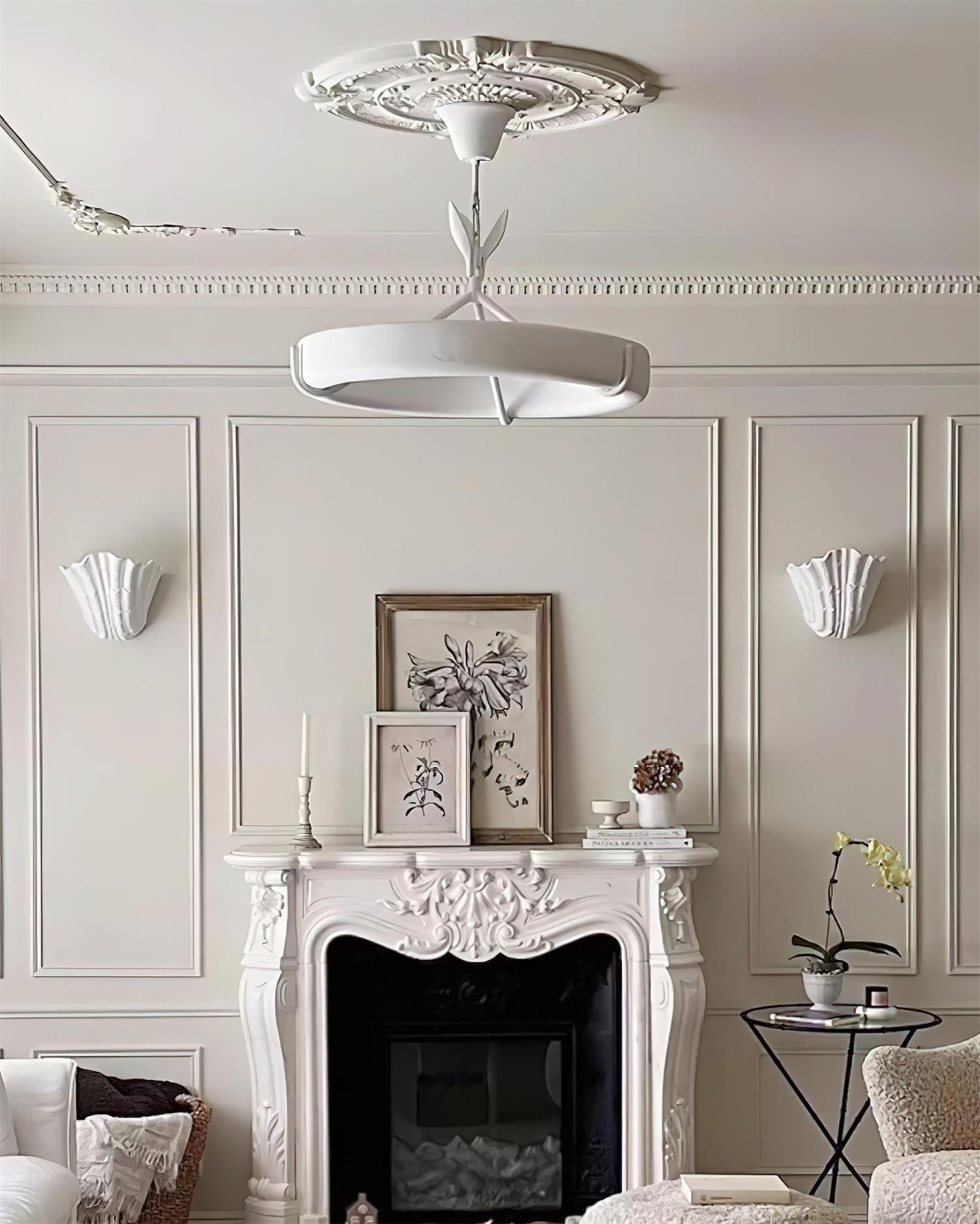 Seavira Shell Plaster Wall Lamp K1604