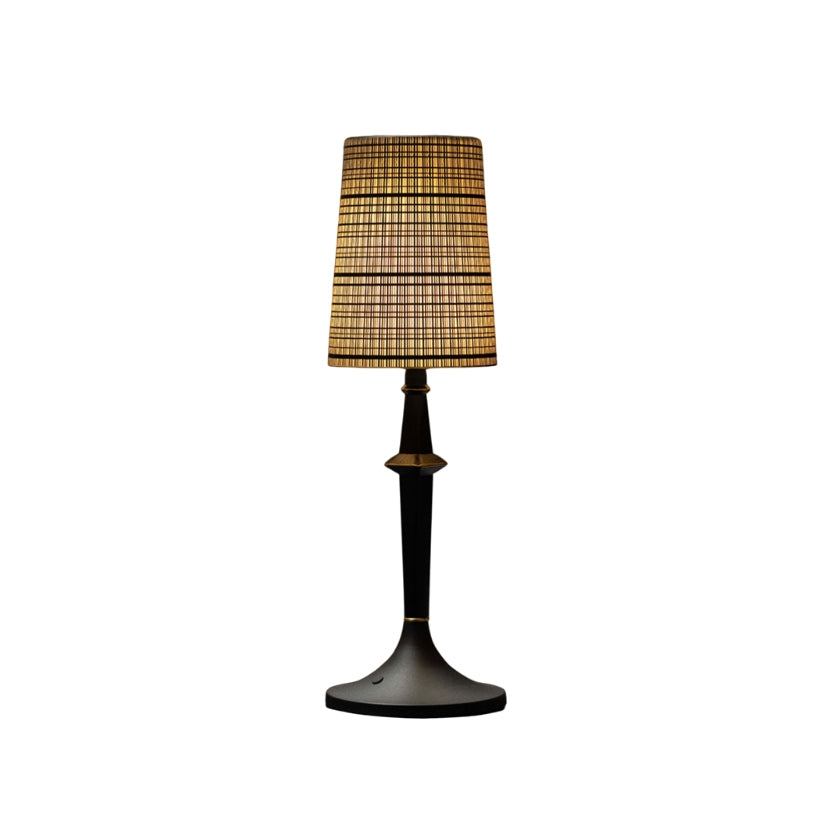 Devon Black Table Lamp (Built-in Battery) D709