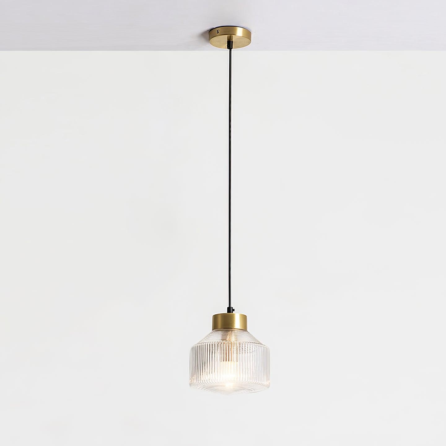 Striped Spinning Top Pendant Light K678