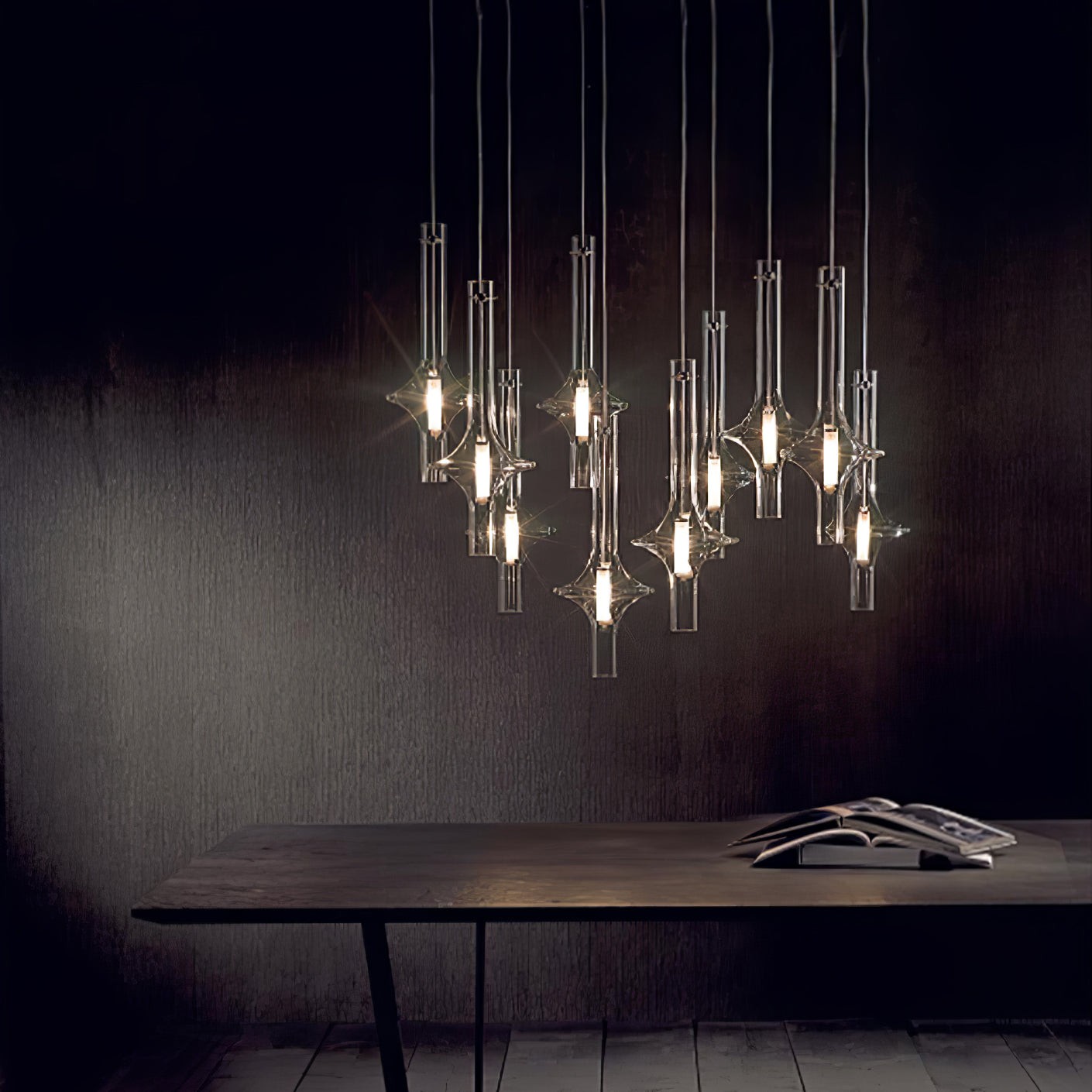 Modern Creative Glass Tube Pendant Lamp K774