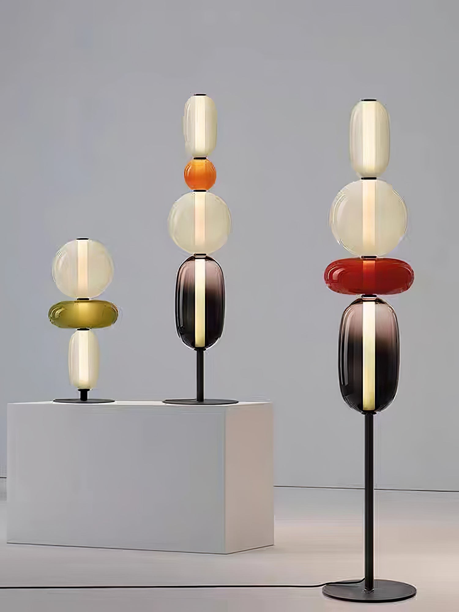 Nordic Minimalist Creative Luxury Gourd Glass Table Lamp K291